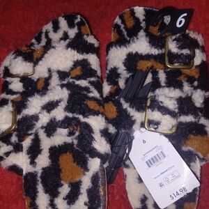 Cozy Animal Print Slippers